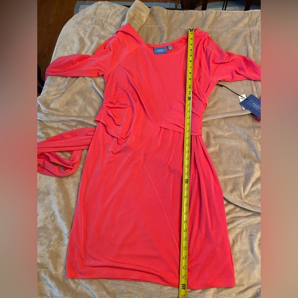 Simply Vera 3/4 Sleeve Pink Dress Size L - Picture 6 of 9